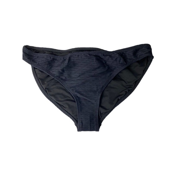 NWT Shoshanna Womens Classic Bikini Bottoms Size Large Textured Ribbed Black‎ - Picture 3 of 10
